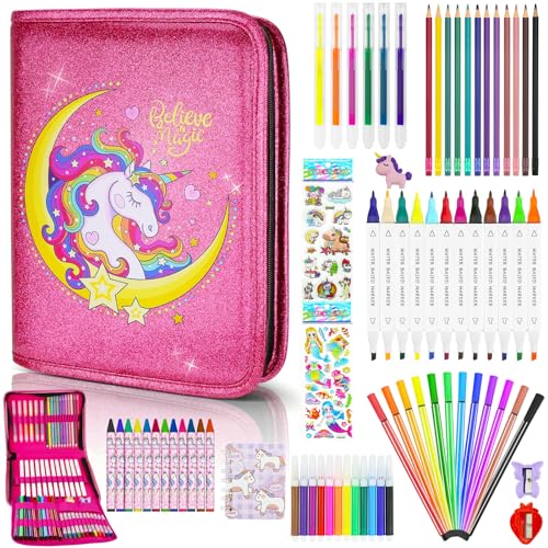 ABERLLS Unicorn Markers Set for Girls Age 5 6 7 8 9 10 Years Old, Unic –  WoodArtSupply