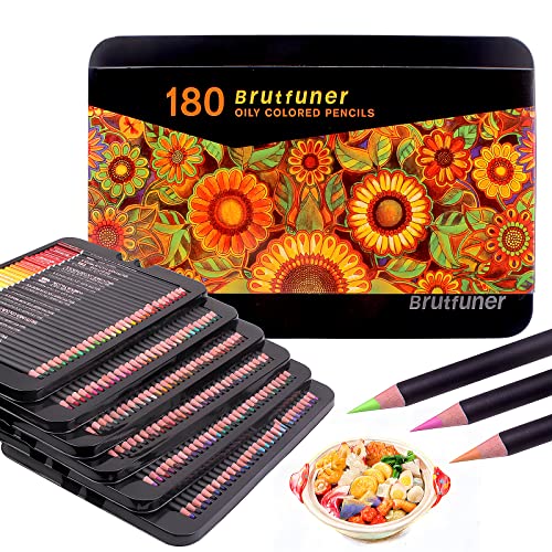 OOKU Premium 120 Colored Pencils  Oil Based & Soft Core & High Pigmen —  CHIMIYA