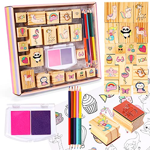 Cocomelon Stamp Set by Creative Kids- 36+ Piece Wooden Stamps Set Includes  Ink Pads, Stickers, Markers, Picture Frames - Montessori Wood Stamp  Birthday Gift Set for Girls Boys Toddlers Ages 3+ - Yahoo Shopping