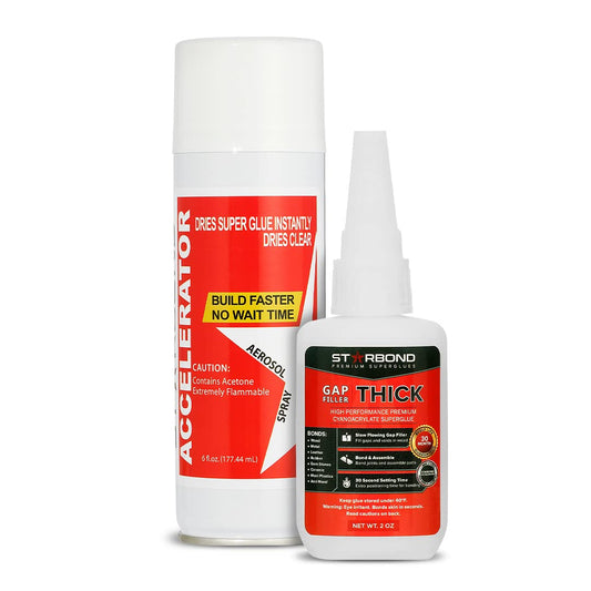 Magic Chems CA Glue with Activator (2 x 1.7 oz + 13.5 fl oz), CA Glue –  WoodArtSupply