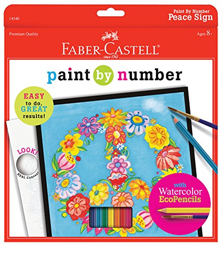 Faber-Castell Museum Series Paint by Numbers - Claude Monet Water Lilies -  Number Painting for Kids and Adult Beginners, 1 Count (Pack of 1)