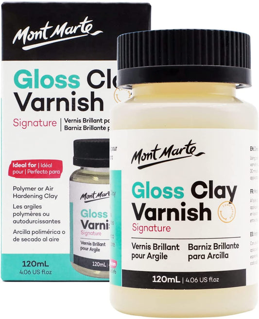 Mont Marte Deco Pudge Craft Varnish Signature 236ml (8 US fl.oz) – Gloss, Multi-Purpose Clear Craft Sealer, Varnish and Decoupage Glue, Ideal for
