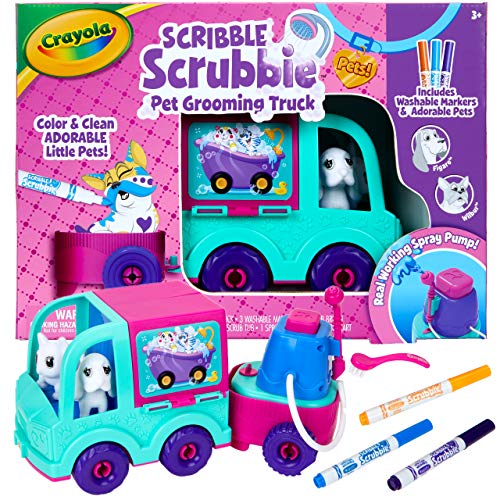  Crayola Scribble Scrubbie Pets Mega Set 2.0, Reusable Pet Care  Toy, Toys for Girls & Boys, Gift for Kids, Ages 3, 4, 5, 6 : Everything Else