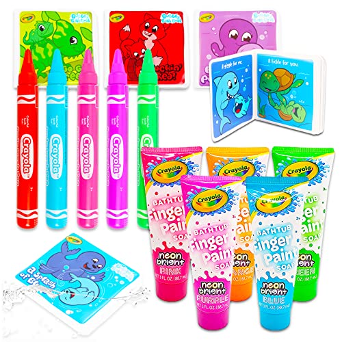  Crayola Bath Time Fun Bundle Including Bathtub Markers, Bathtub  Crayons and Bath Squirters - Bring Creative Fun to Bath Time - Ages 3+ :  Toys & Games