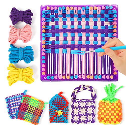  PREBOX Beginner Hat Scarf Loom Kits for Kids - Knitting DIY  Craft for Girls Teens Adults, Birthday Christmas Gifts with Storage Bags  Yarns Hook Needle