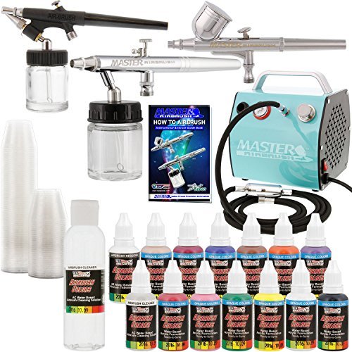 Spedertool Airbrush kit with Acrylic Airbrush Paint,Complete Air Brush —  CHIMIYA