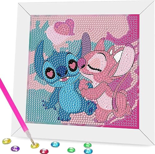 MDCGFOD 46Pcs 5D Diamond Art Kits for Kids Painting Kits by Numbers Cute  Animals Creative Diamond Art for Kids Crafts for Girls Ages 8-12 Easy for