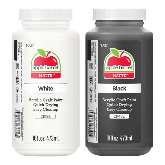  Apple Barrel Non-Toxic Multi-Purpose Acrylic Paint Set,  2 Oz Bottle, Assorted Color, Set Of 8 : Learning: Classroom