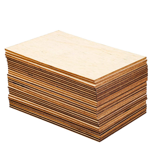 10 Pack Unfinished Wood Sheets,balsa Wood Thin Wood Board For House  Aircraft Boat Arts And Crafts,d