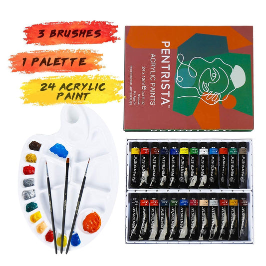 pentrista washable oil pastels for kids,48 assorted colors + 1 sharpener  and 1 pastel holder?non-toxic soft oil pastel crayon