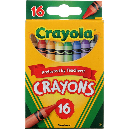 Crayola 24 Count Box of Crayons Non-Toxic Color Coloring School Supplies (2 Packs)