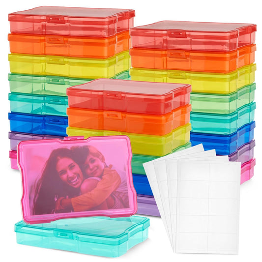 Bright Creations 16 Transparent 4x6 Photo Storage Boxes and Organizer –  WoodArtSupply