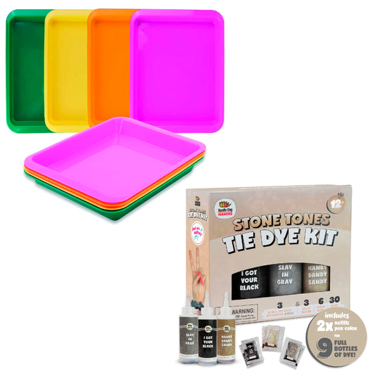 Set of 8 Kids Activity Plastic Trays - Toddler Arts and Crafts Sensory Tray - Rainbow Classroom Colors - Great for Lego - Sand - Crafts - Orbeez