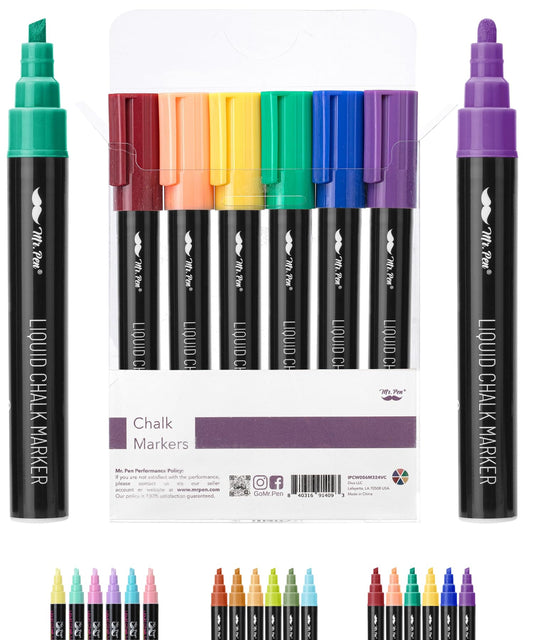 Mr. Pen- Metallic Paint Markers, 6 Pack, Silver and Gold, Silver Paint Marker, Gold Ink Pen