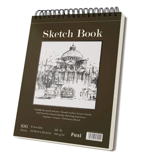 Dyvicl Sketch Pad 5.5x8.5 Sketch Book, 100 Sheets (68 lb/100gsm), Spiral  Sketchbook Acid Free Drawing Paper for Kids Adults Beginners Artists