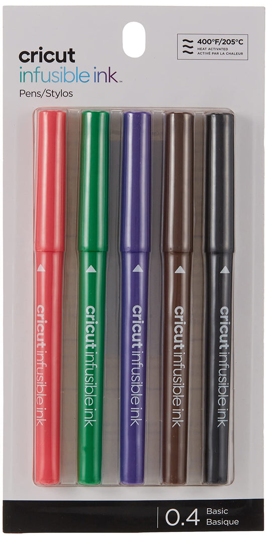 Cricut Infusible Ink Pen Set (0.4), (30 ct), Multi, One Size