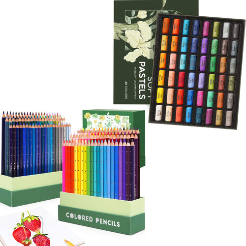 Arrtx Soft Pastels Art Supplies 48 Assorted Colors Chalk Pastels