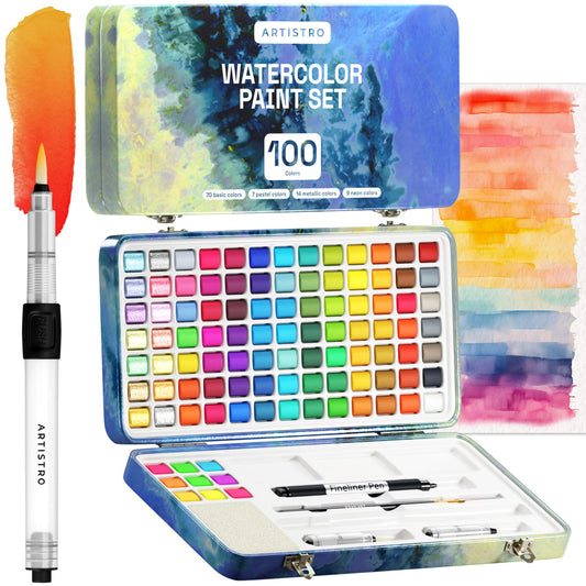 ARTISTRO x HANNAH M.P Watercolor Paint Set Limited Edition - 24