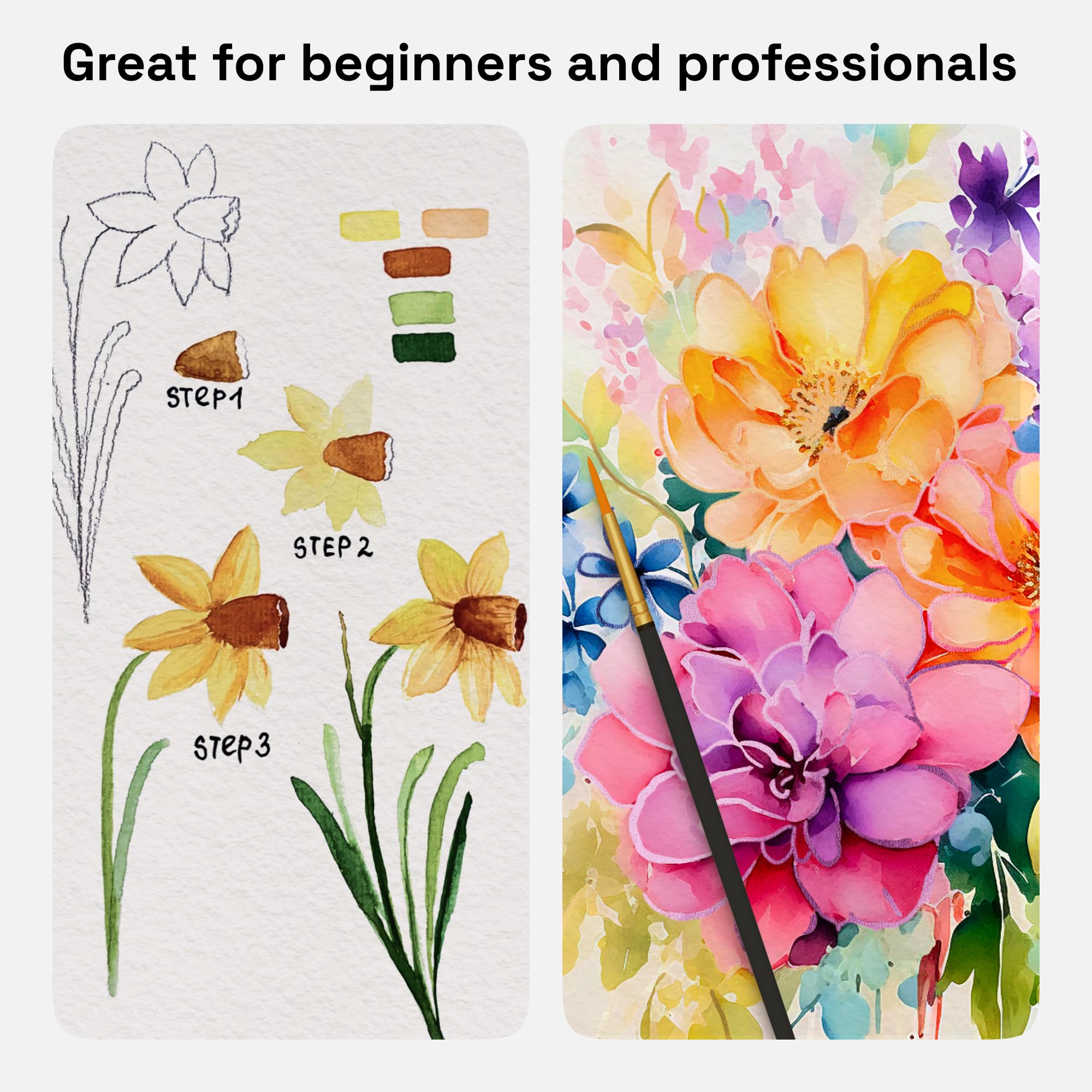 ARTISTRO x HANNAH M.P Watercolor Paint Set Limited Edition - 24 colors –  WoodArtSupply