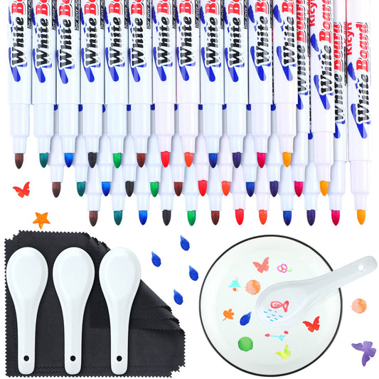 IRWPITW Magical Water Painting Pens for Kids, 12 Colors Magic Drawing Pen  Bundle, Kiddies Create Magic