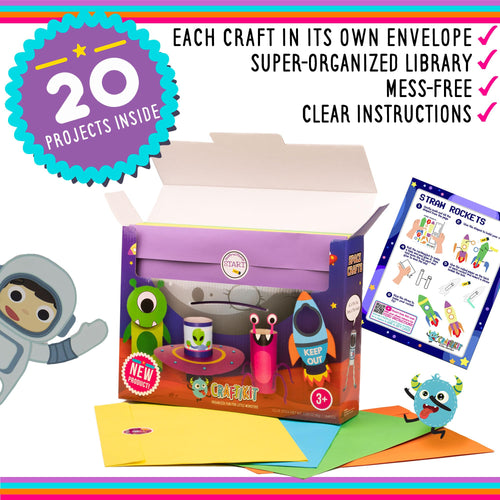 Officygnet Arts and Crafts for Kids Ages 2 3 4 5+, Toddler Craft Kit Toy  Gifts for 3-5 Years Old, Fun Preschool Classroom Activity Project for Boy 
