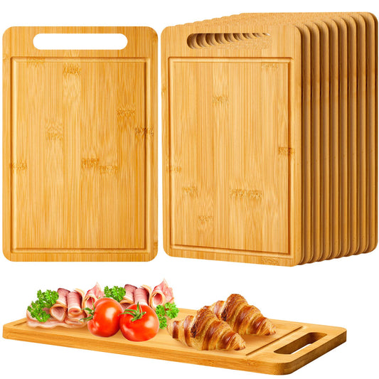 Zubebe 24pcs Bamboo Cutting Board Bulk 11 x 5 Inch Wood Chopping Board  Blank Small Laser Engraving Serving Board Mini Charcuterie Boards for  Mother's