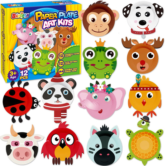  Labeol Arts and Crafts for Kids Ages 4-8, 18 Pack Make Your Own  DIY Animal Paper Cup Craft Kits,Fun Crafts Kit for 4 5 6 7 8 Year Old Boys  Girls : Toys & Games