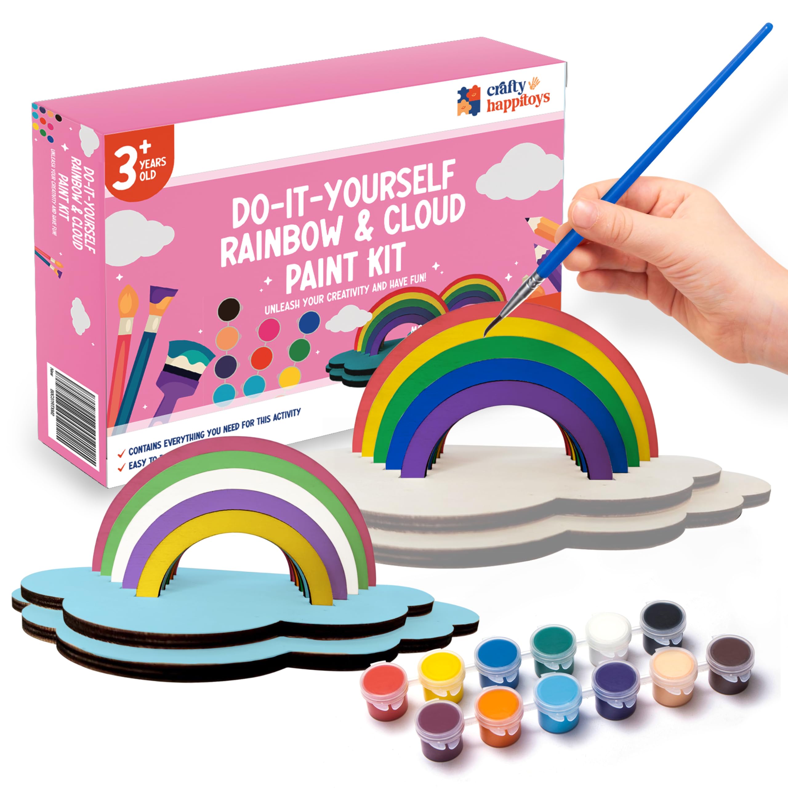 Paint Your Own Rocket Lamp Craft Kit, Arts & Crafts Kit for Kids Ages –  WoodArtSupply