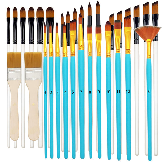 Sdanart Drybrush Set Hobby Drybrush Paint BrushDetail Paint Brush Set3 pcs