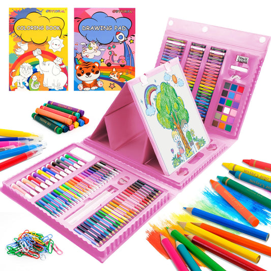 All in One Arts and Crafts for Kids, Art Kit for Drawing Coloring Pape –  WoodArtSupply