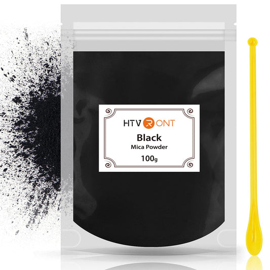  FIREDOTS Pearl Black Mica Powder - 100 Grams - Epoxy Resin  Color Pigment - Metallic Black Mica Powder for Epoxy Resin - Black Epoxy  Pigment Powder - Epoxy Color Pigment - Epoxy Resin Pigment