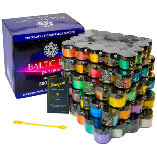 BALTIC DAY - Chameleon Mica Powder 16 Jars of Color Shift Mica