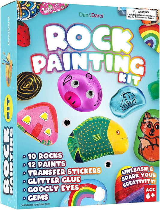 Kindness Rock Painting Kit for Kids - Arts and Crafts for Girls