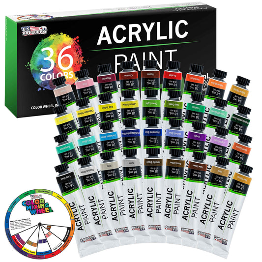 ARTIFY Premium Heavy Body Acrylic Paint Set — 48 Colors (1.29 oz, 38ml –  Artify