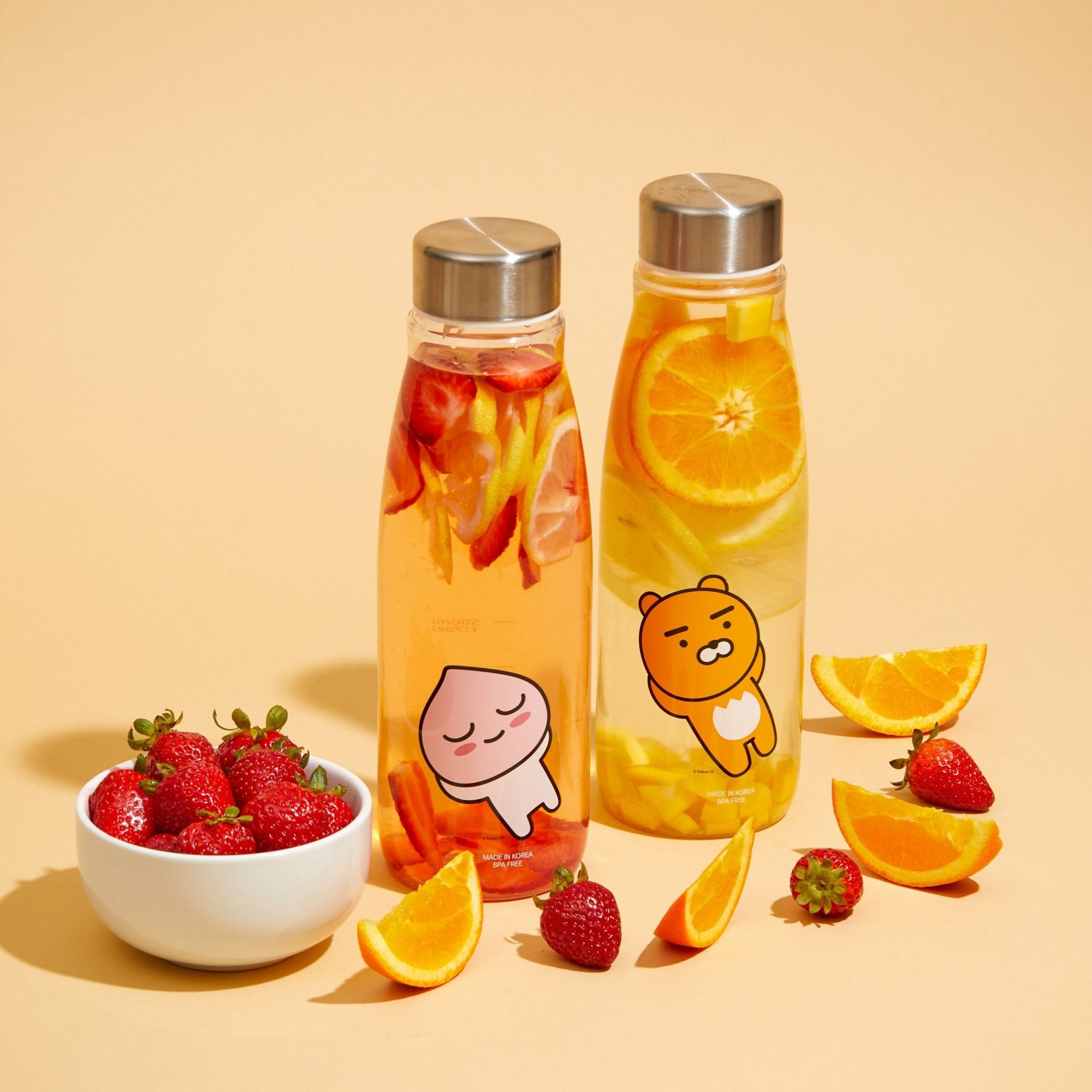 Kakao Friends, Little Friends] Clear Tumbler with Straw l Holiholic –  HOLIHOLIC