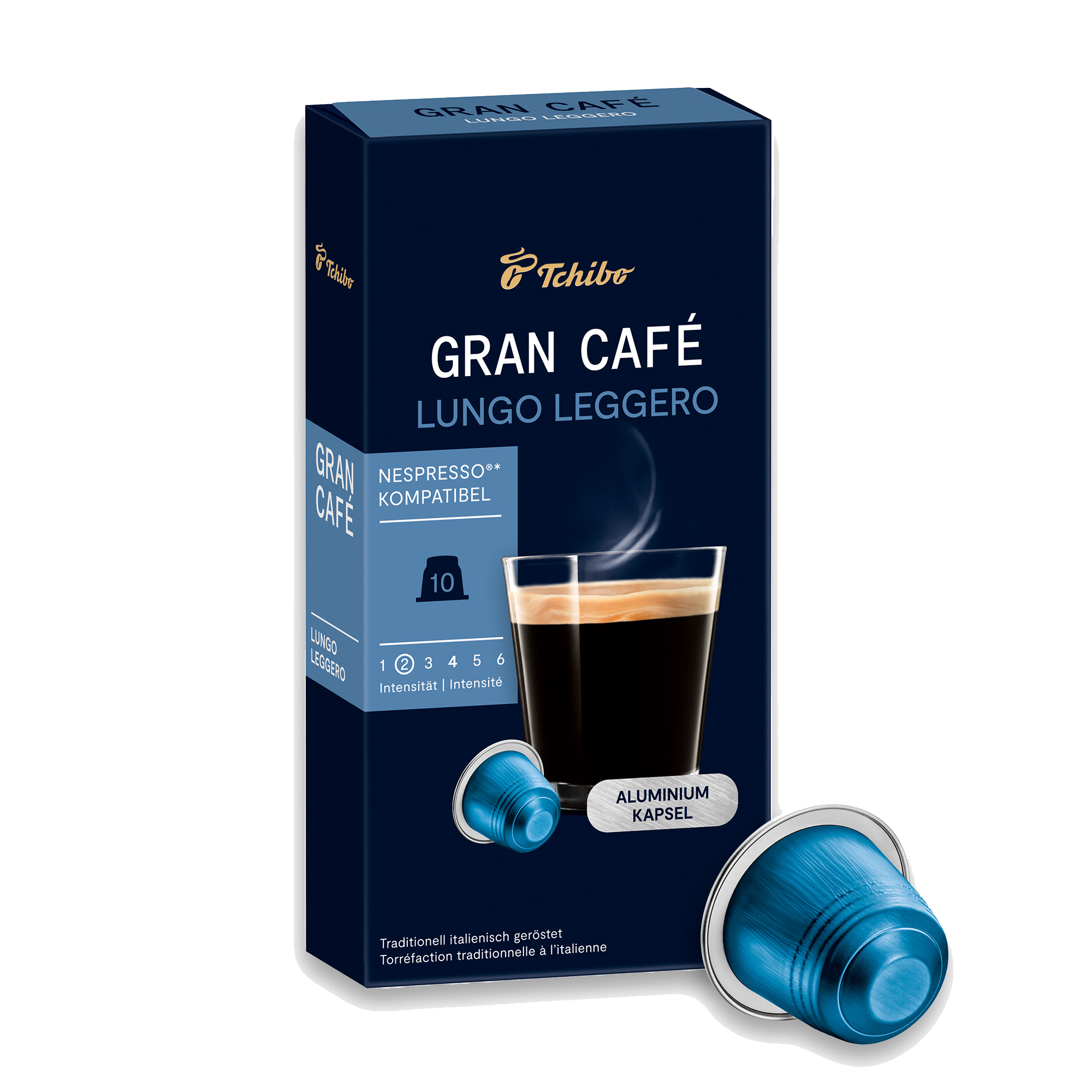 Gran Café Lungo - Lungo with balanced intense character and unique roasted  aroma