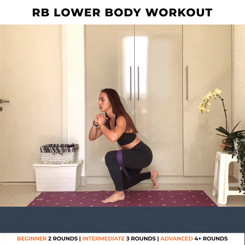 Everyday essentials rs 70 home workout total body strength training fitness equipment with resistance bands and floor mats cheap