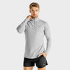 SQUATWOLF-running-tops-for-men-core-running-top-khaki-long-sleeves-gym-wear