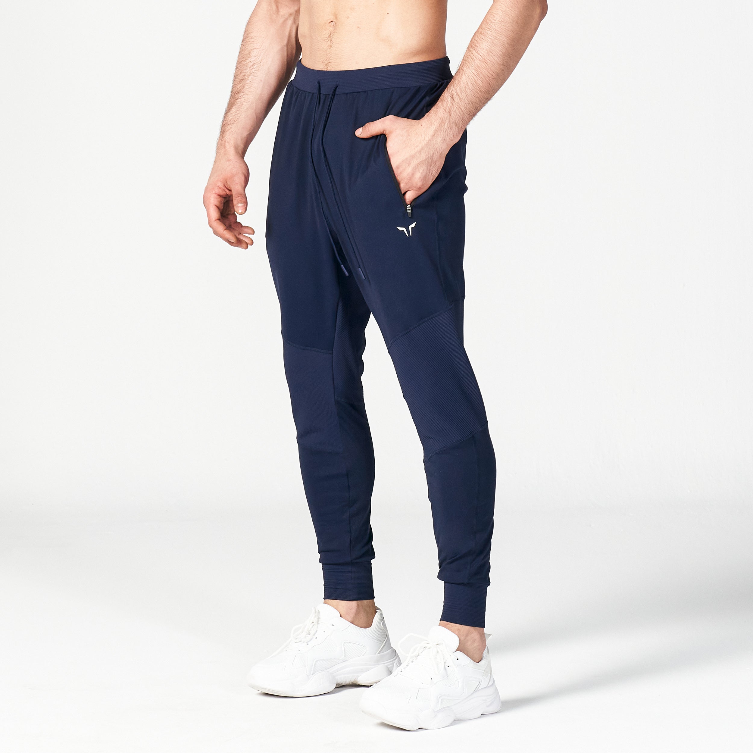 ID | Statement Ribbed Joggers Reimagined - Navy – SQUATWOLF