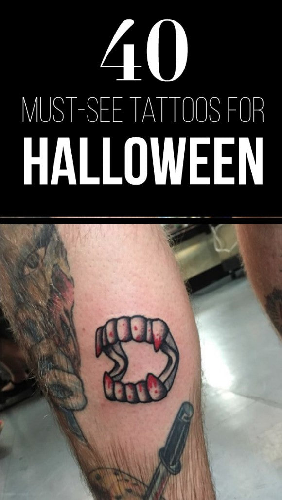 40 tatouages incontournables pour Halloween 