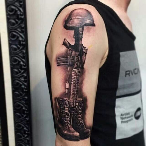 fallen soldier tattoo