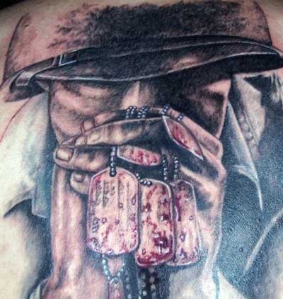 Fallen Soldier memorial piece  Steve Soto Tattoo Art Co  Facebook