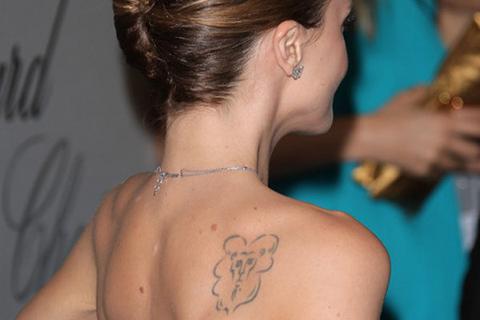 Actress Eliza Dushku gets tattoo on trip  East Bay Times