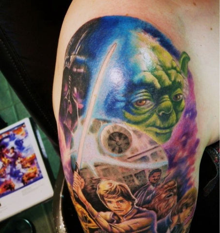 Killer Ink Tattoo on Twitter Incredible HarryPotter x StarWars x  TheLordOfTheRings sleeve by MF Creativink with killerinktattoo supplies  killerink tattoo tattoos bodyart ink tattooartist tattooink  tattooart harrypottertattoo 
