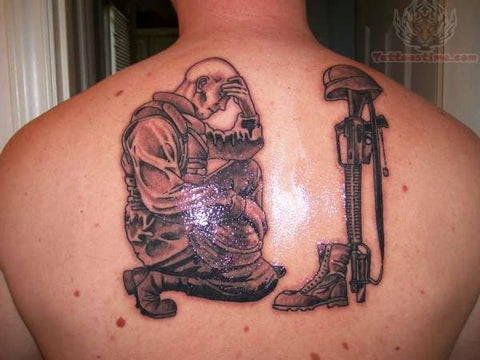 Fallen Soldier Memorial tattoo