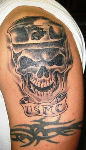 IRON Tiger Tattoo  Traditional Marine Corps Devil Dog Bulldog Tattoo by  Gabe Garcia  Facebook