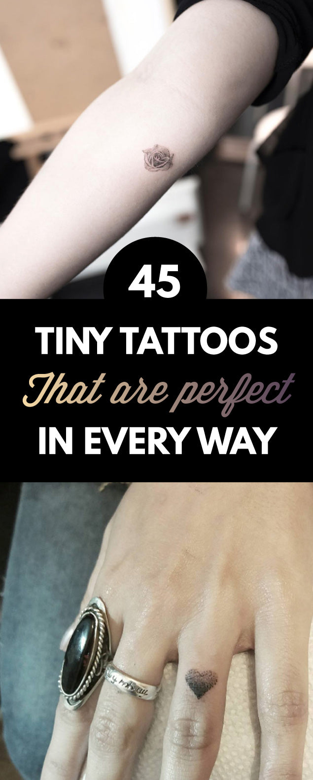 45 Tiny Tattoos That Are Perfect in Every Way – Tattoo for a week