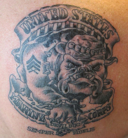 Tough tattoo regs sink stellar Marines career