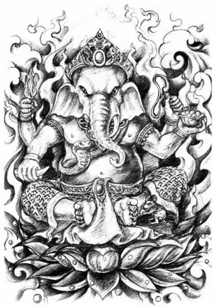 Ganesha Tattoo by Marcus Lund: TattooNOW