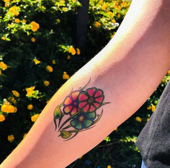 flower tattoo smalltattoonepal  Small tattoo nepal  Facebook